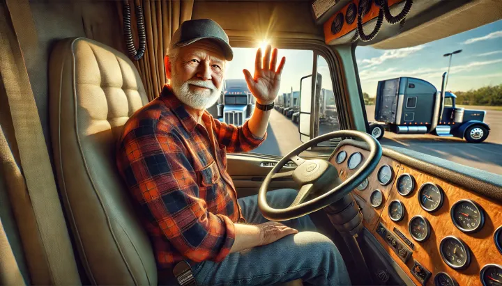 Truckers aging out, young drivers MIA